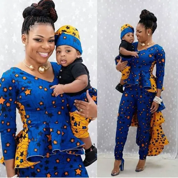 Too Cute_ 25 Ankara Mother And Daughter Matching Outfits