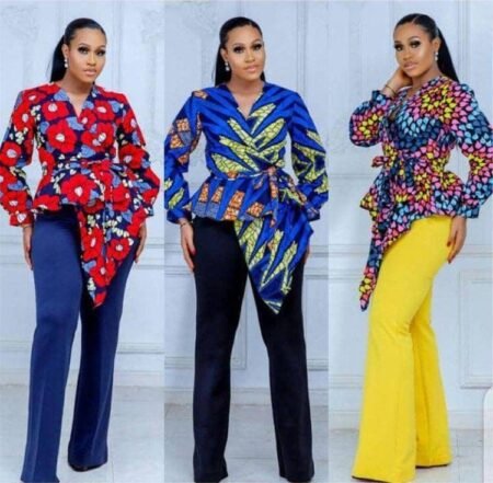 les plus beaux modeles de robes en pagne